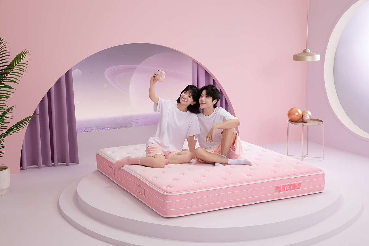 M.sky 喜临门-爱倍床垫（七夕款）（图ZMzI3ODgwMjQ4） - 品牌 - 站酷设计师杭州天空之镜原创素材 - 站酷ZCOOL