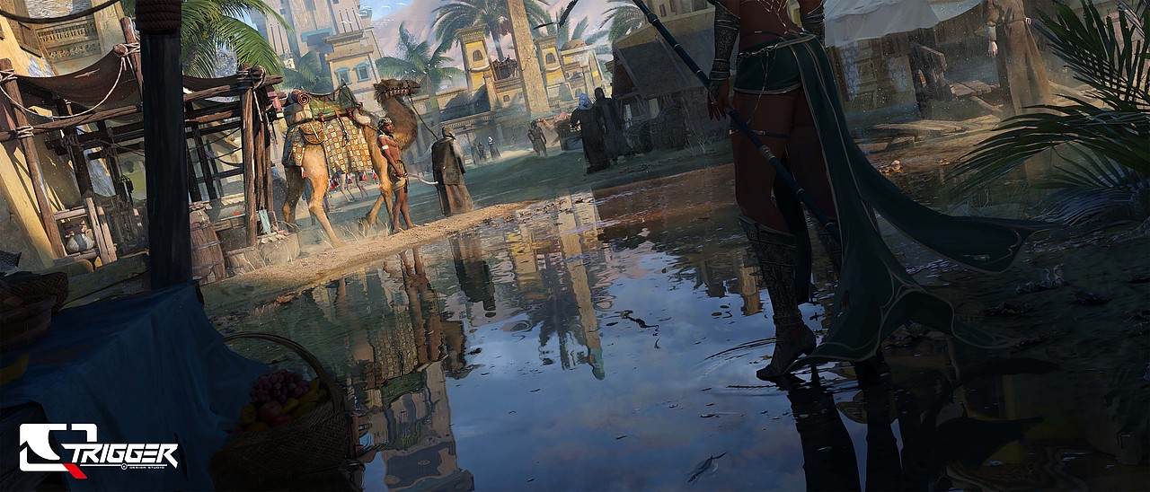 埃及世界观《沙漠之城》（图ZMzA3NTc3Nzgw） - 概念设定 - 站酷设计师TriggerStudio原创素材 - 站酷ZCOOL