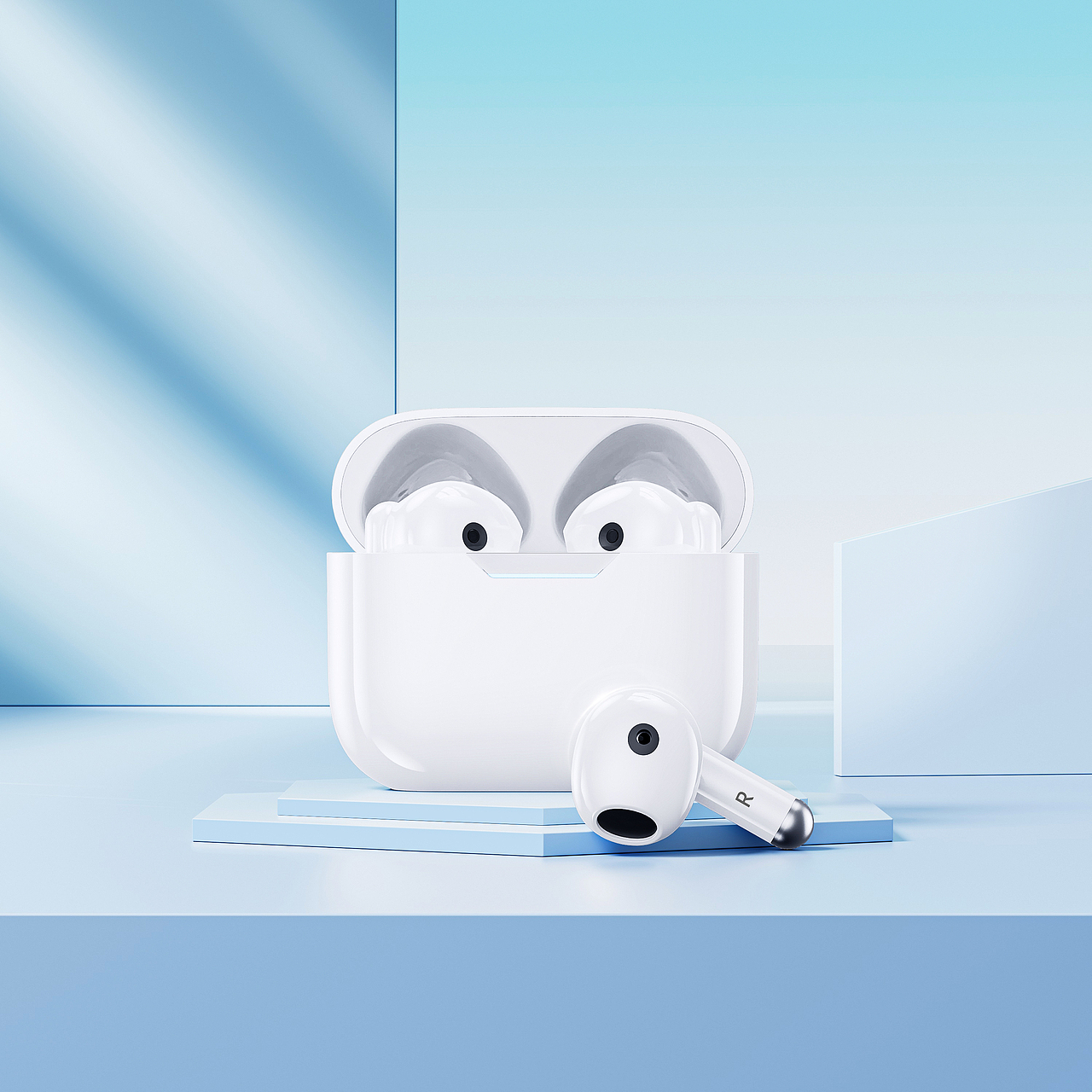 产品渲染 -《蓝牙耳机3》