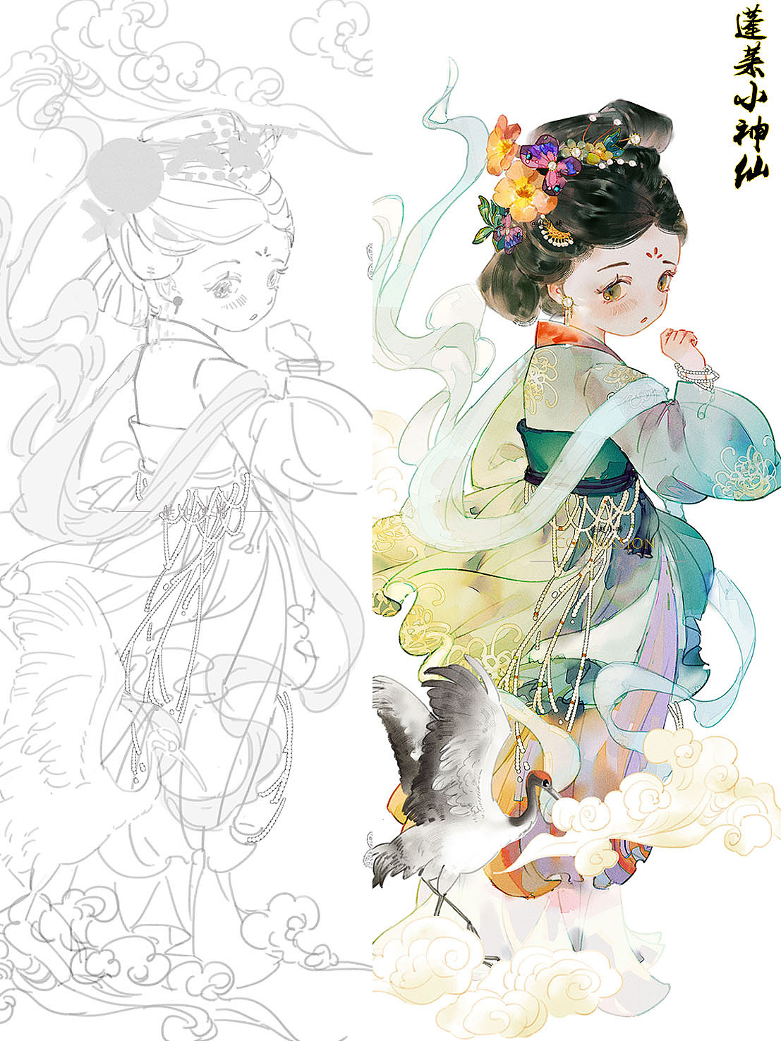 古风创作-蓬莱小神仙