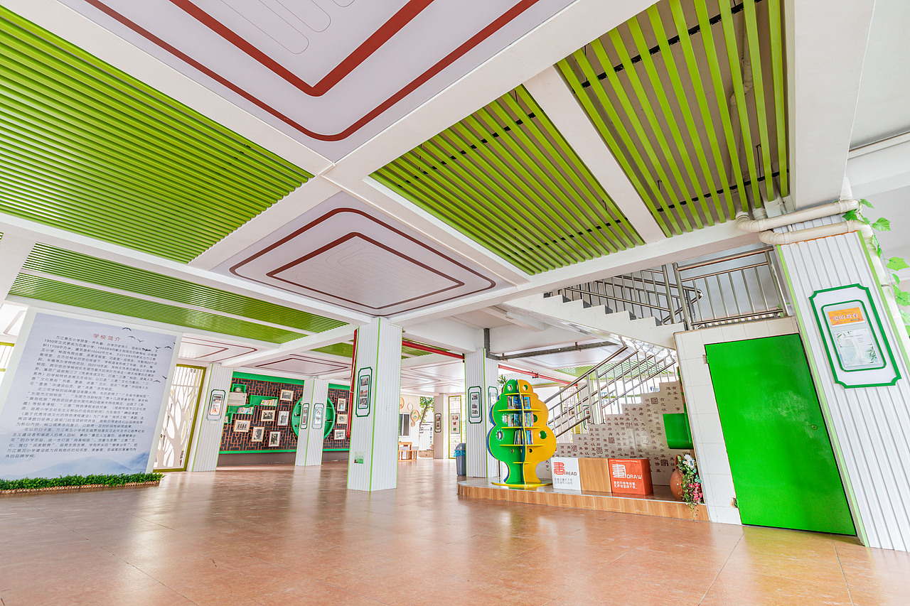 万江第五小学-校园文化建设落地实录（图ZMzEzNTAzOTIw） - 环境/建筑摄影 - 站酷设计师联想空间校园文化原创素材 - 站酷ZCOOL