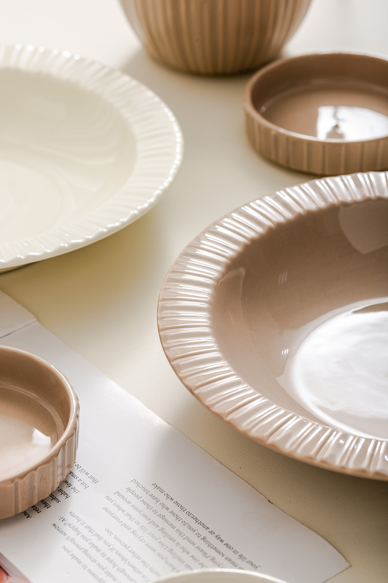 奶油风餐具-莱茵