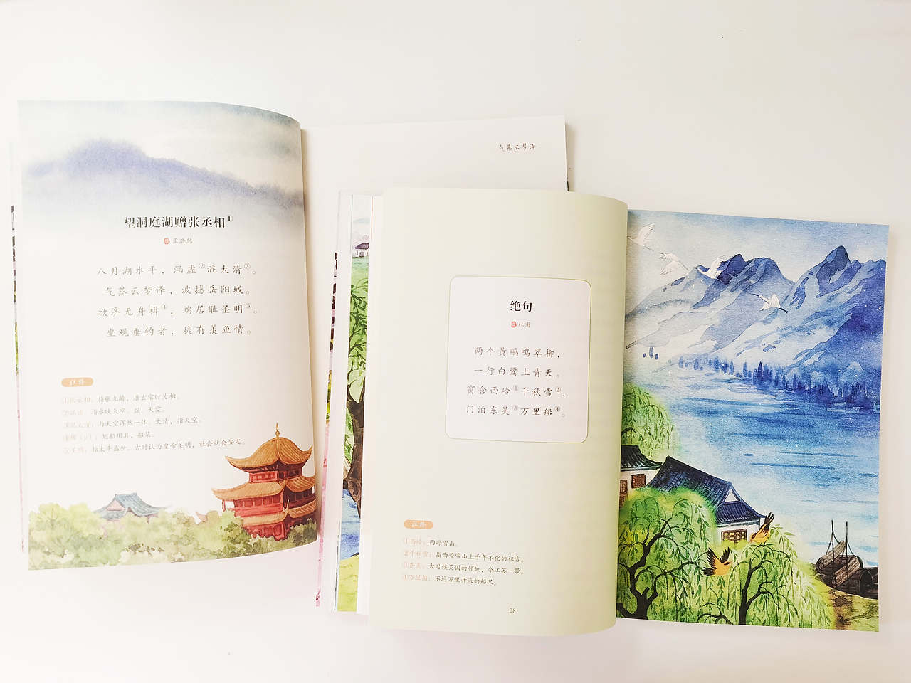 《古诗文中的科学》水彩插画配图(2)