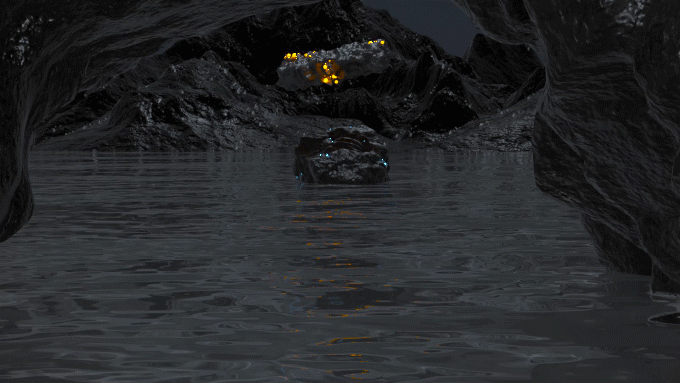 VR风扇动画渲染