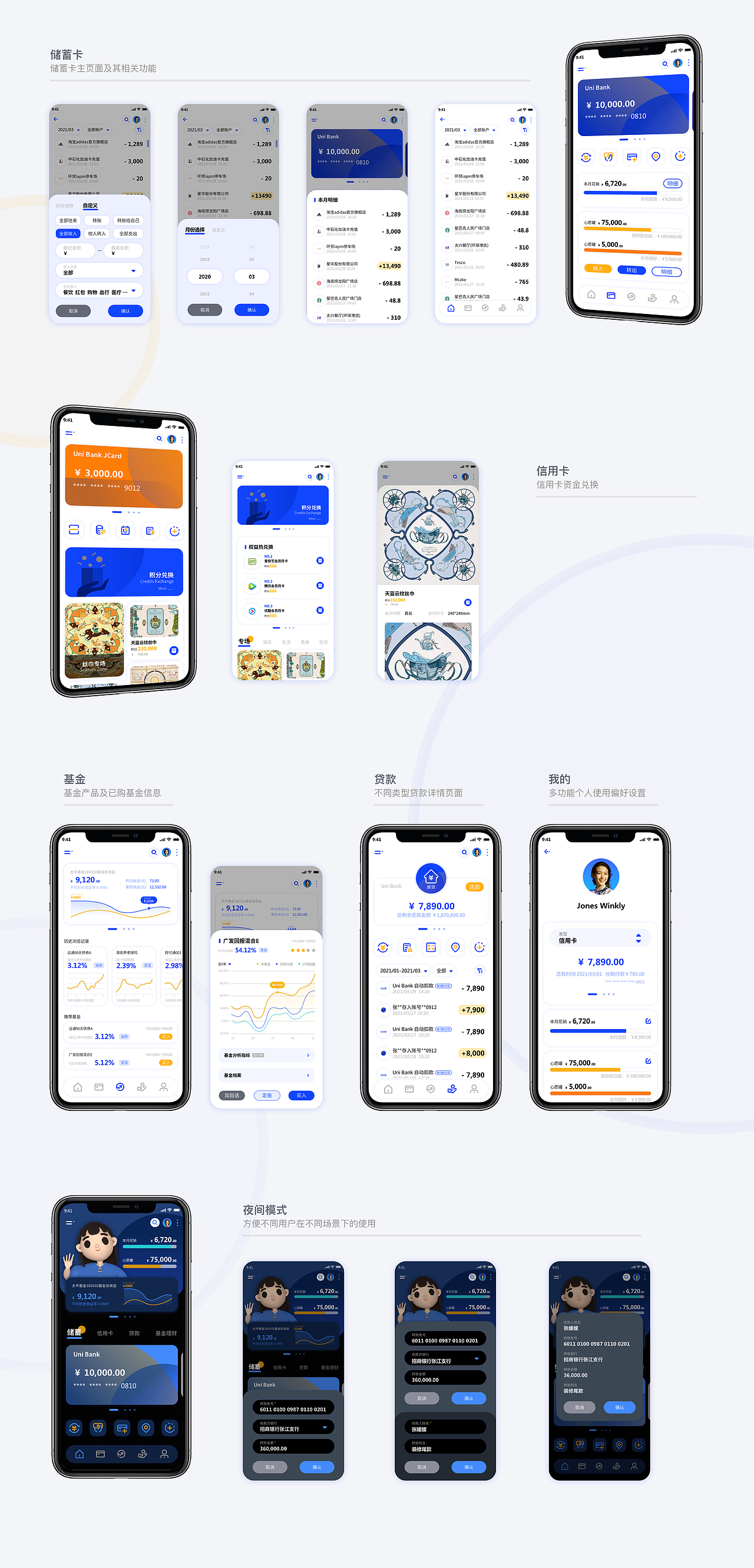 Uni Bank 金融APP客户端系统