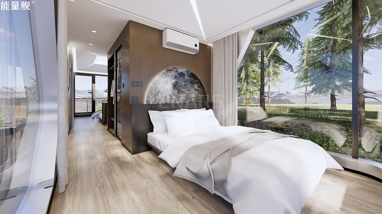 可移动太空舱民宿能量舰EV20：未来之旅的银灰奇迹（图ZMzU0Mjg4MzY4） - 建筑设计 - 站酷设计师HUJI互集原创素材 - 站酷ZCOOL