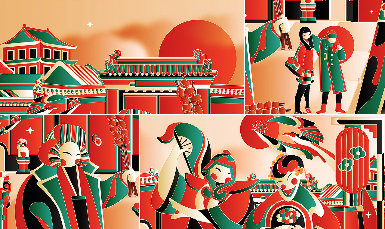 城市印象插画-沈阳（图ZMzYxNzkyMjQ0） - 商业插画 - 站酷设计师郭小浩a原创素材 - 站酷ZCOOL