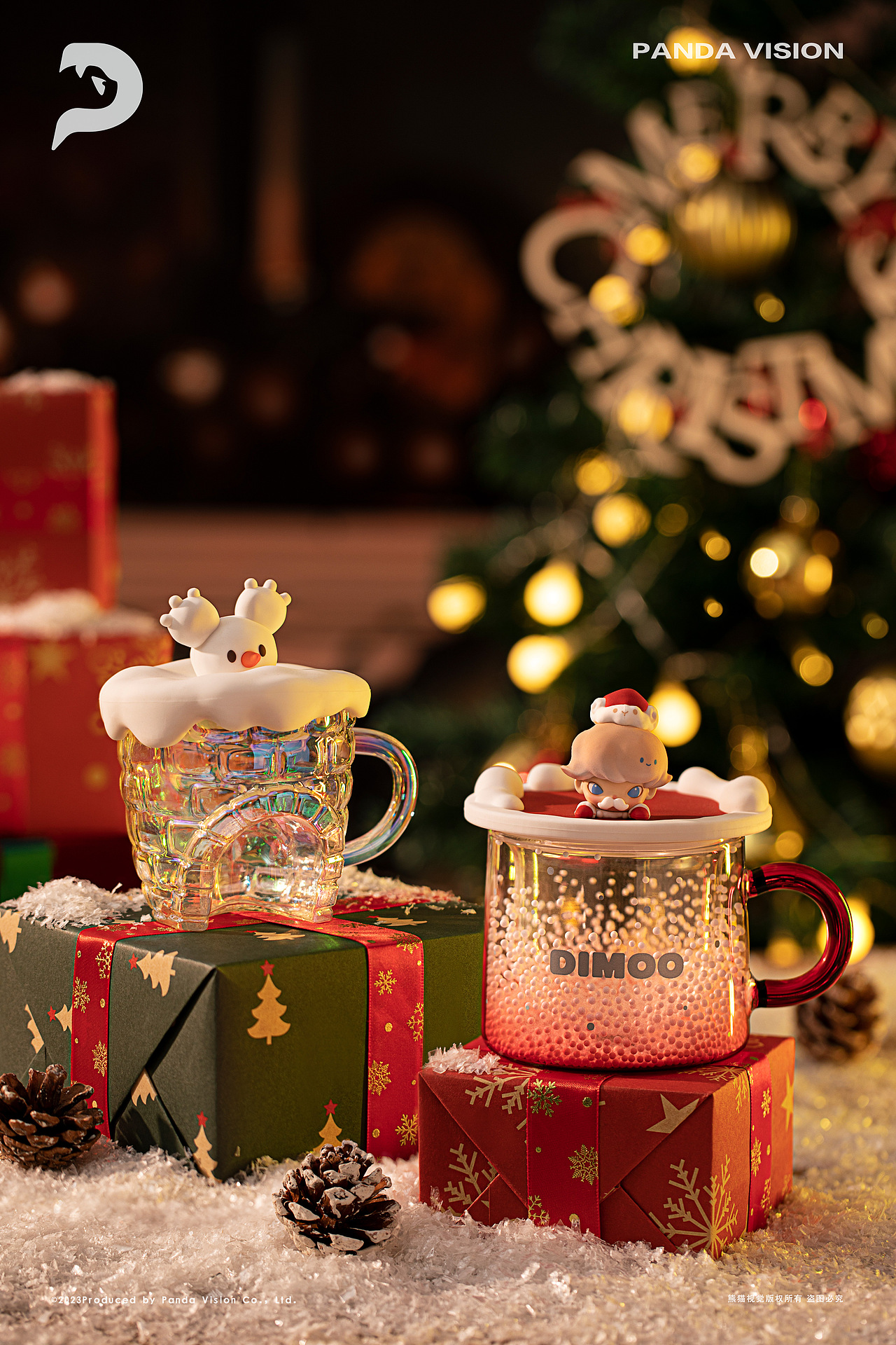 圣诞主题潮玩摄影｜泡泡玛特 X 熊猫视觉（图ZMzU2ODYwNjQ4） - 产品摄影 - 站酷设计师熊猫视觉原创素材 - 站酷ZCOOL