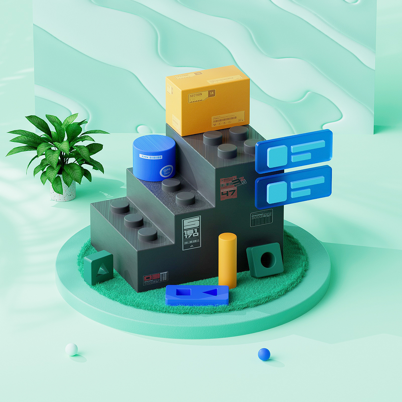 B端设计之小场景系列（图ZMzEwNzAyNDEy） - 场景 - 站酷设计师极光社Design原创素材 - 站酷ZCOOL