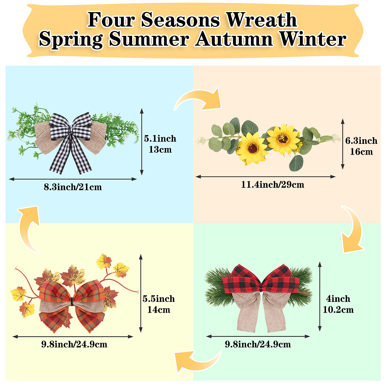 亚马逊主图设计-欢迎木牌-节日木牌