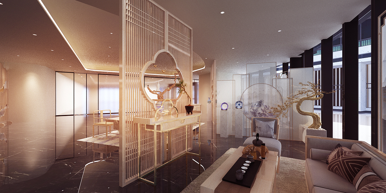 世贸集团 杭州空间体验陈列（图ZMzI0MzA4NzQw） - 场景 - 站酷设计师凡颂创意原创素材 - 站酷ZCOOL