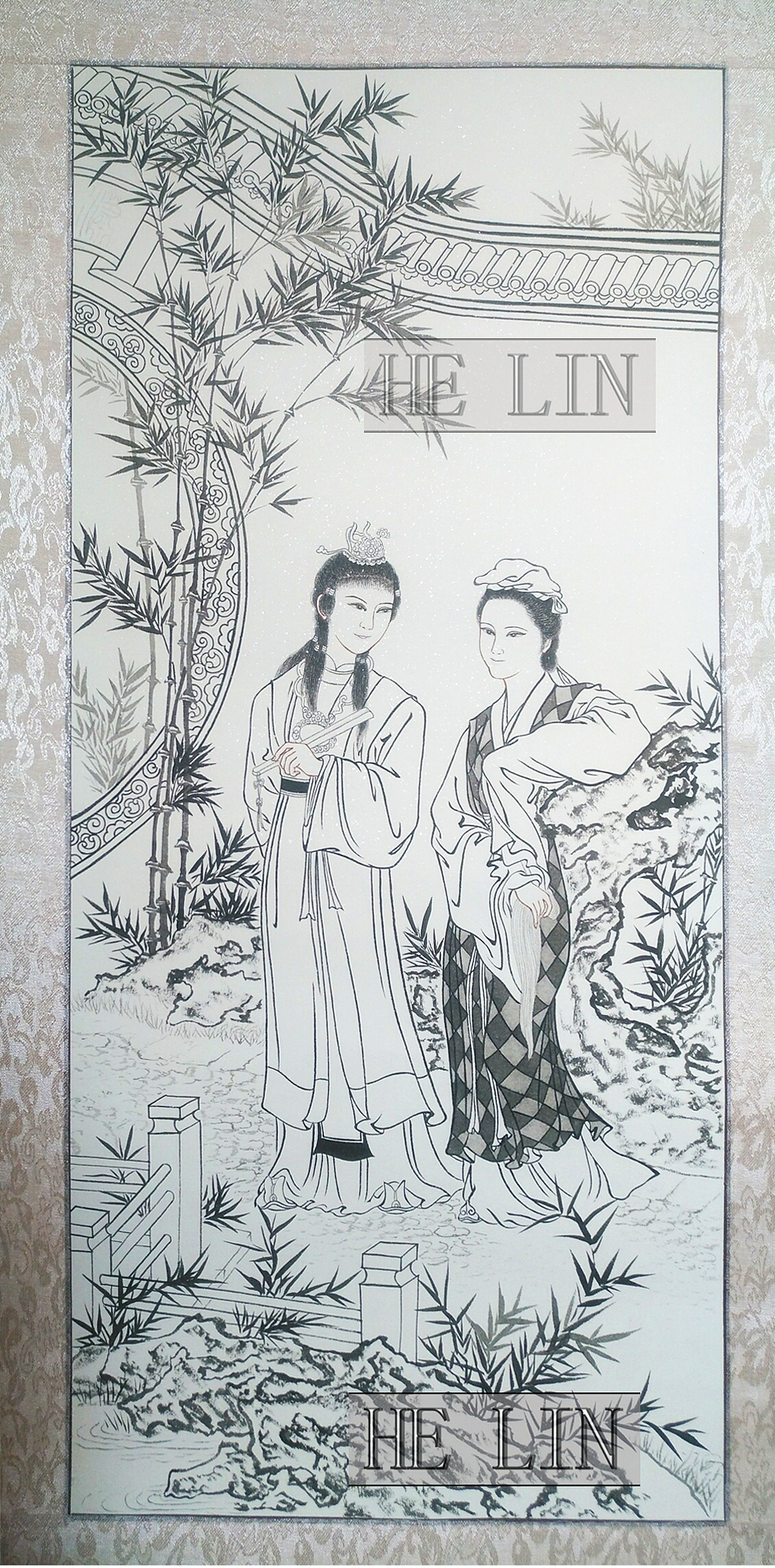 红楼梦手绘国画（一）