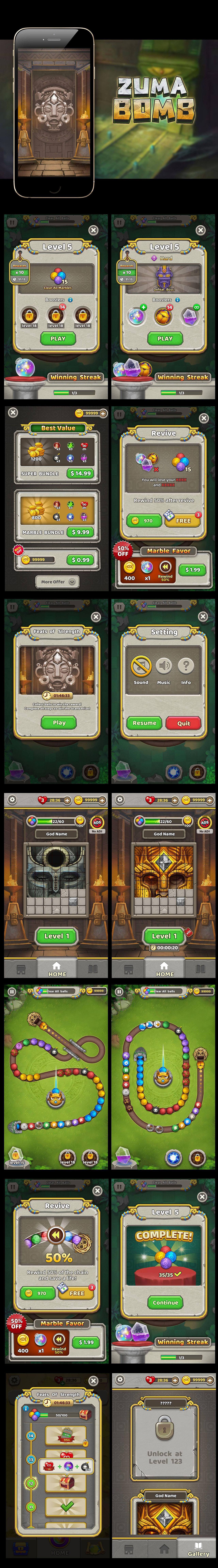 休闲游戏UI（图ZMzI5OTI4NTc2） - 游戏UI - 站酷设计师罗敦马煌原创素材 - 站酷ZCOOL