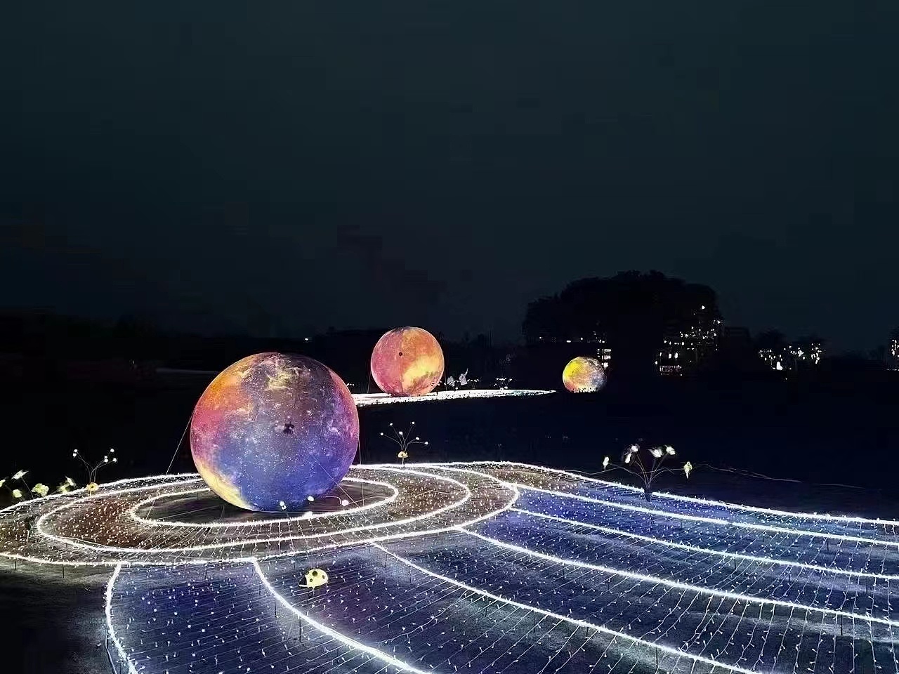 景区公园梦幻灯光节灯光展夜游展览项目厂家定制