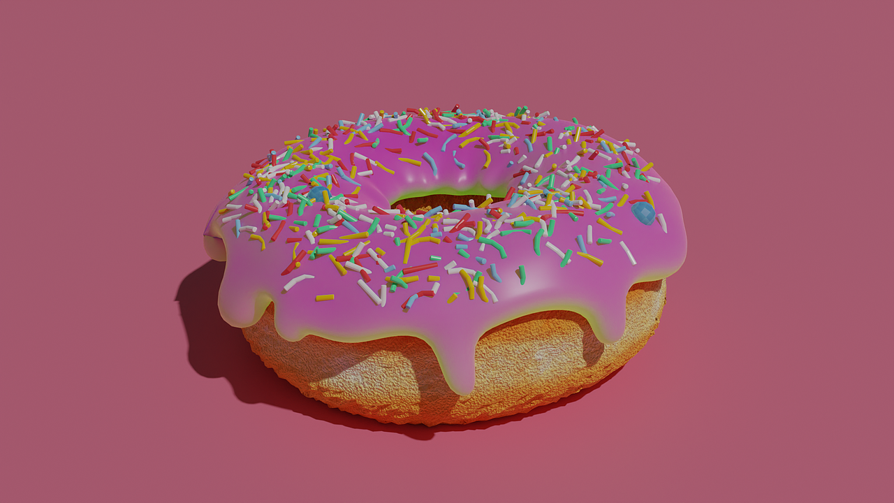 甜甜圈全流程完成!