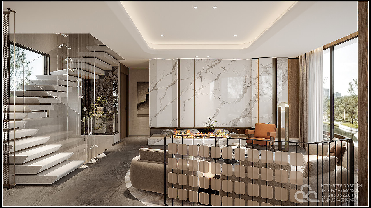 筋斗云效果图 别墅展示