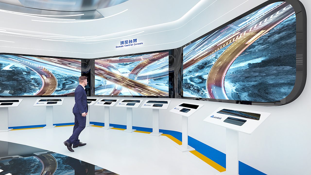 某汽车科技公司展厅设计方案