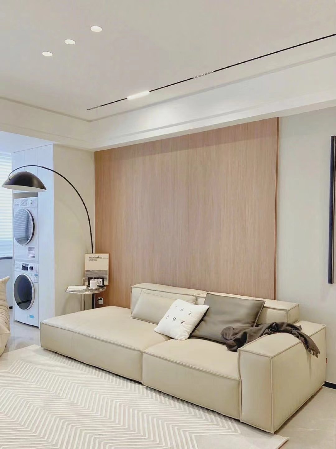 小户型现代简约风，整体搭配白色为主原木点缀！（图ZMzE3ODYzODYw） - 家装设计 - 站酷设计师桃花摘酒原创素材 - 站酷ZCOOL