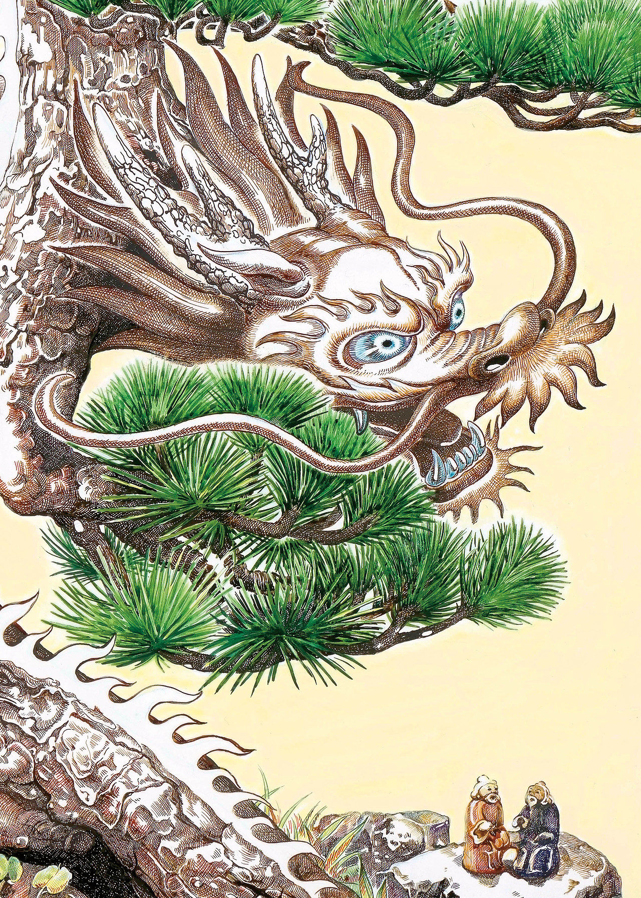 赵娜作品:《青松》&《开山》(图ZMzYxMDE2Nzky) - 绘画 - 站酷设计师赵娜Artist原创素材 - 站酷ZCOOL