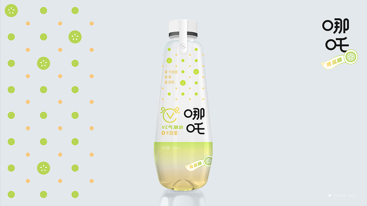 哪吒 × 五颗蛋 | VC气泡水饮料概念设计（图ZMzEwMDEwNjI0） - 包装 - 站酷设计师五颗蛋包装设计原创素材 - 站酷ZCOOL