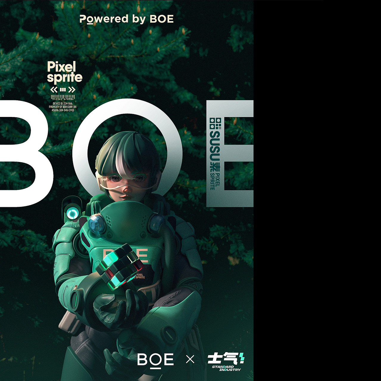 [BOE x 士气] 像素精灵SUSU（图ZMzI0ODUxNDg0） - 人物/生物 - 站酷设计师小田仙人原创素材 - 站酷ZCOOL