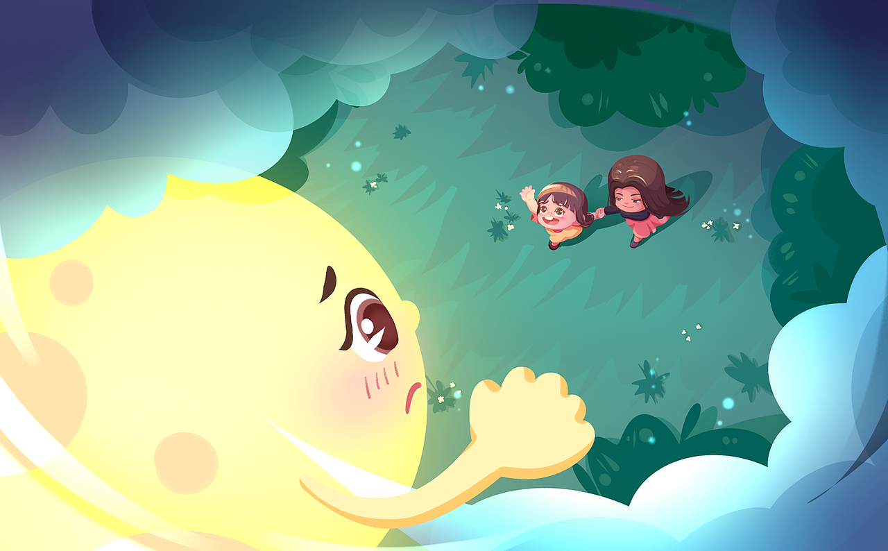 【原创绘本】中秋节（图ZMzUyODk5ODIw） - 绘本 - 站酷设计师佐佐太慢原创素材 - 站酷ZCOOL