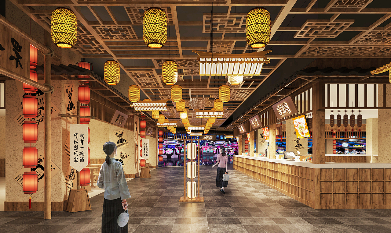 街区（图ZMzU2OTI0MzYw） - 商业空间设计 - 站酷设计师欧润几原创素材 - 站酷ZCOOL