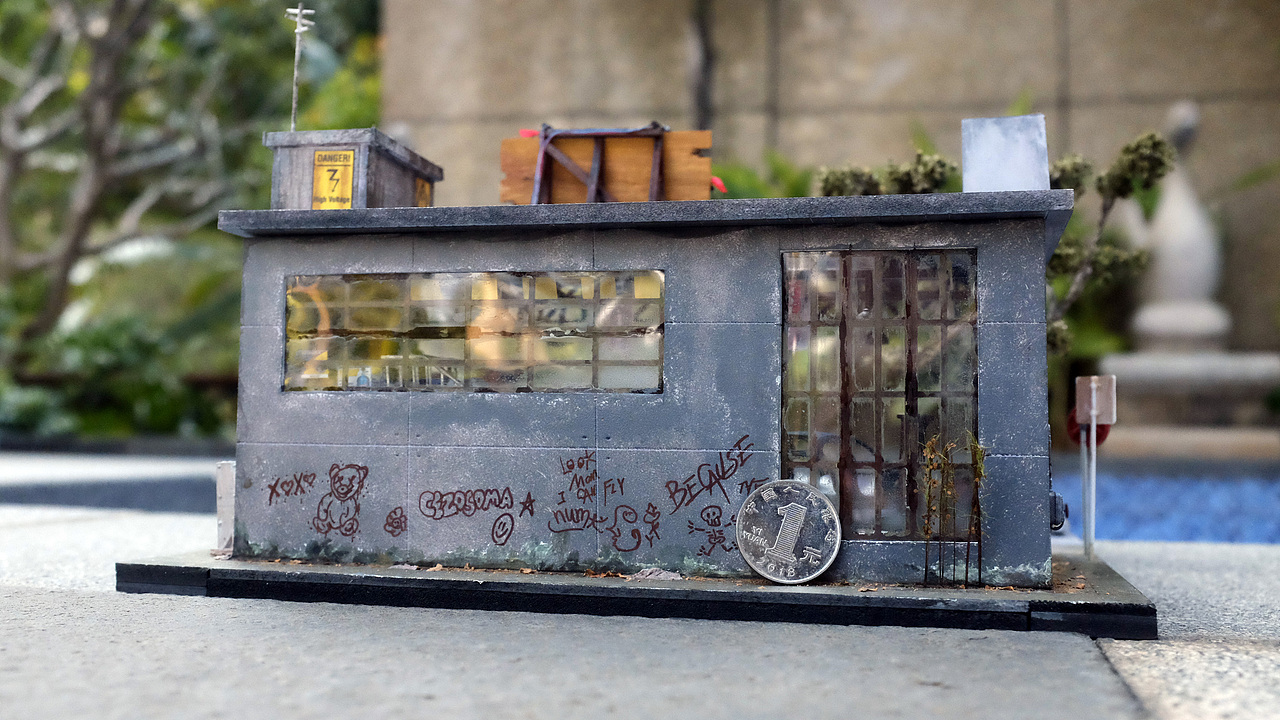 64比例迷你微缩场景模型 - 美式风格维修车间（图ZMzI2NDE3ODE2） - 其他手工艺 - 站酷设计师玩手工的饼哥原创素材 - 站酷ZCOOL