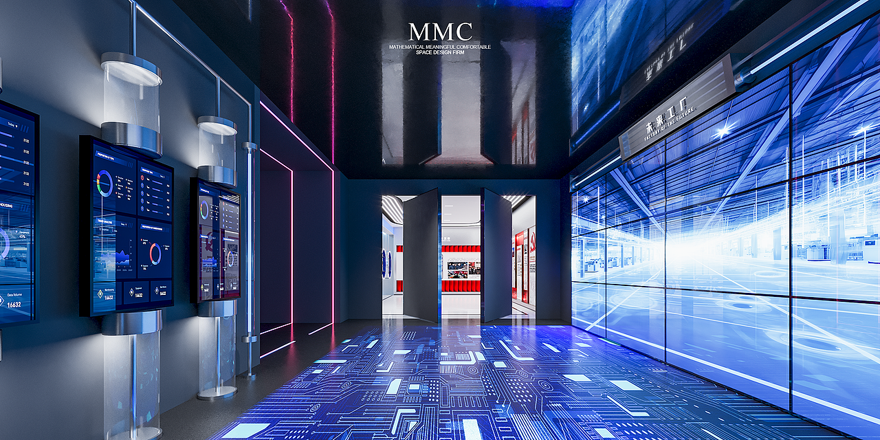 某汽车电子企业展厅（图ZMzU0MzAxNTQ4） - 展陈设计 - 站酷设计师MMC锐原创素材 - 站酷ZCOOL