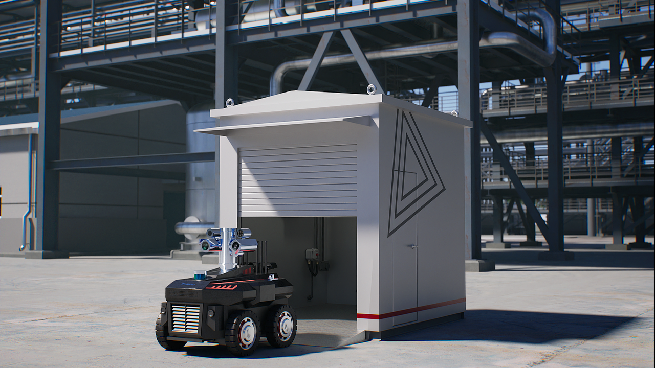 七腾防爆化工轮式巡检机器人高性能版（图ZMzU1OTA3MTY4） - 工业用品/机械 - 站酷设计师七腾设计中心原创素材 - 站酷ZCOOL