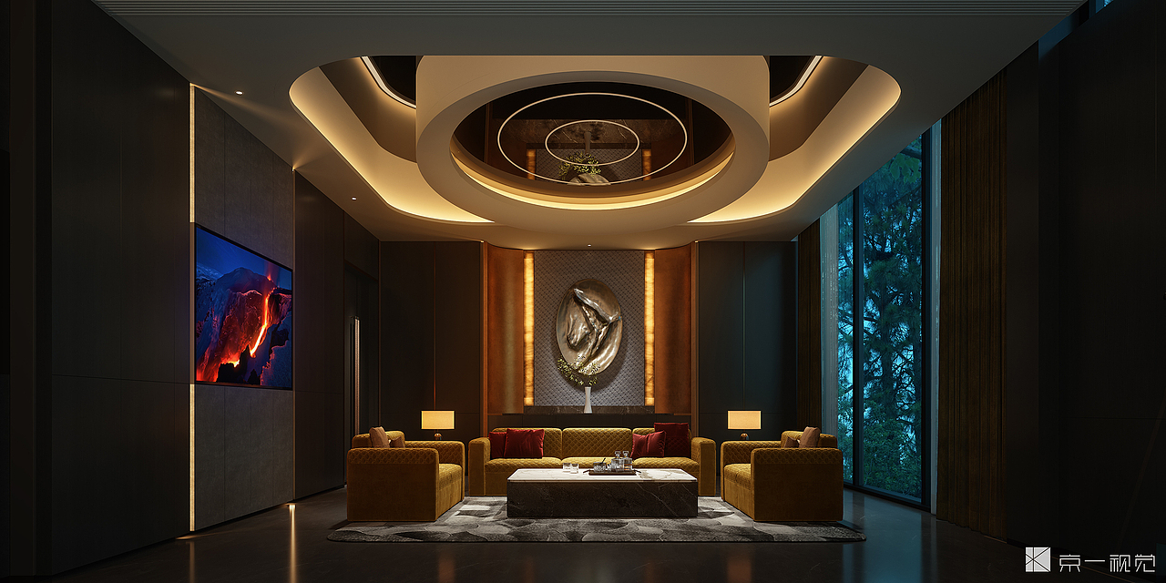 高尔夫会所效果图表现