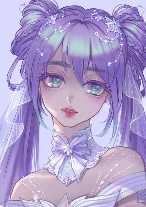 闪耀暖暖三周年庆星之引套装同人头像