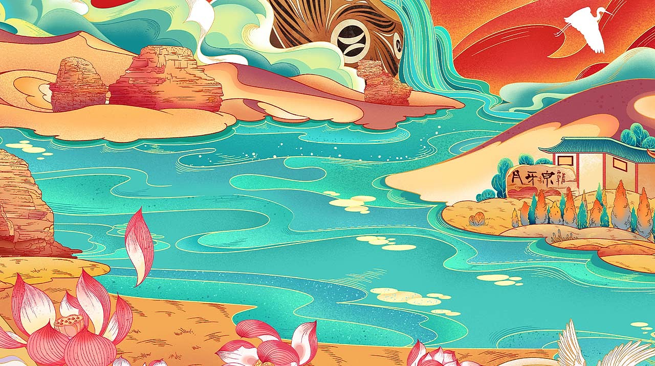 塞北风光（图ZMzA4ODM2Njc2） - 商业插画 - 站酷设计师卓煜原创素材 - 站酷ZCOOL