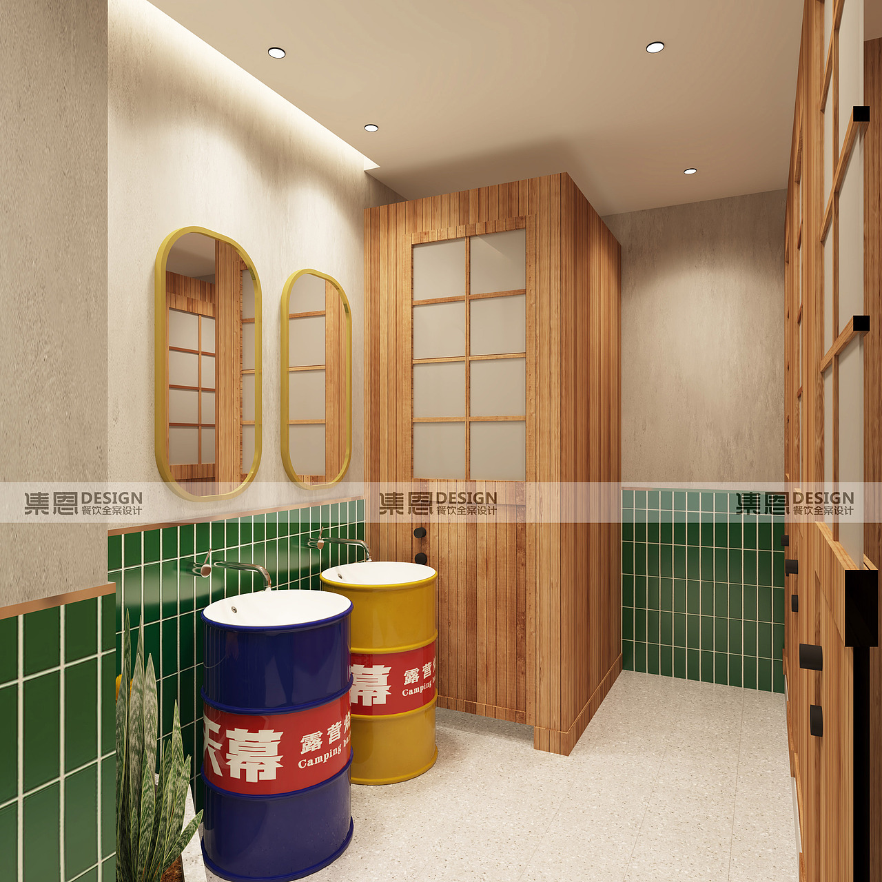 天幕·露营式烧烤主题餐厅（图ZMzEzNzU3NjQw） - 酒店餐饮设计 - 站酷设计师集恩餐饮全案设计原创素材 - 站酷ZCOOL