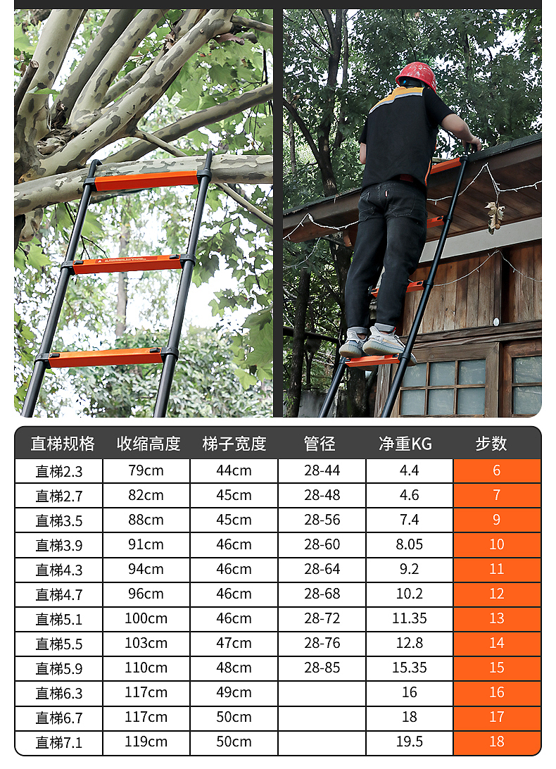 伸缩梯