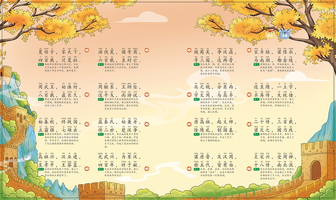 《三字经》诗歌系点读书系列