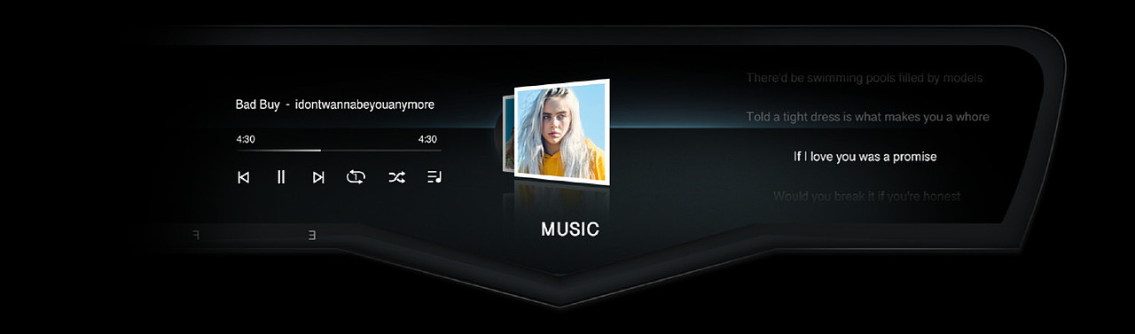 视觉客汽车HMI设计课学员作品集06（图ZMzYxMDg5MTc2） - 软件界面 - 站酷设计师视觉客团队原创素材 - 站酷ZCOOL