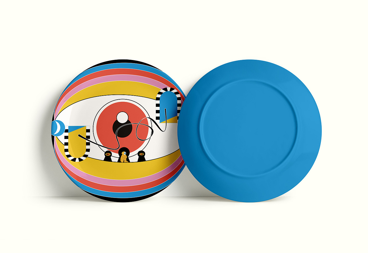 眼睛星球插画设计