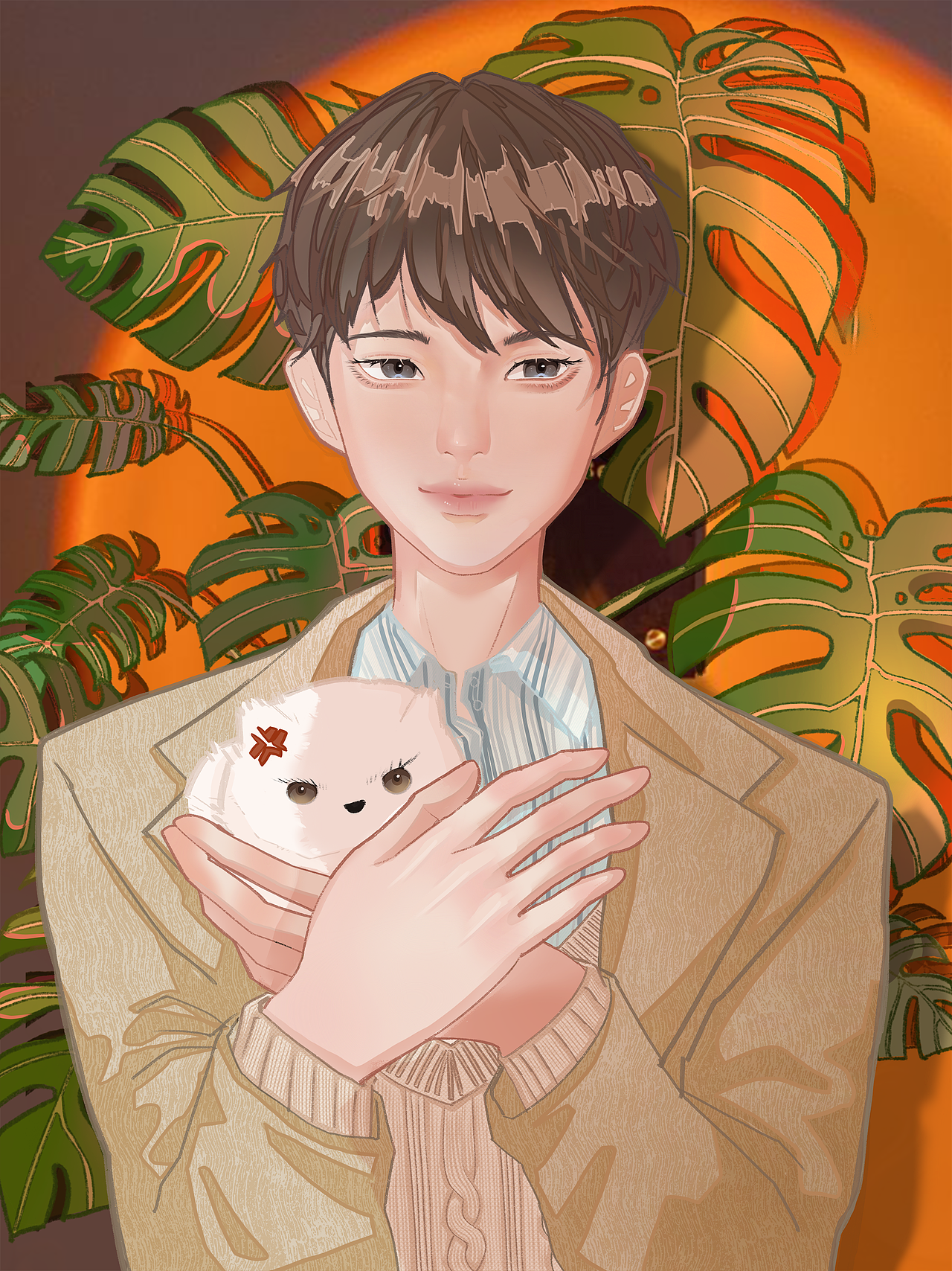 温柔浪漫—李程秀（图ZMzIwNjMzNzIw） - 商业插画 - 站酷设计师春岛原创素材 - 站酷ZCOOL