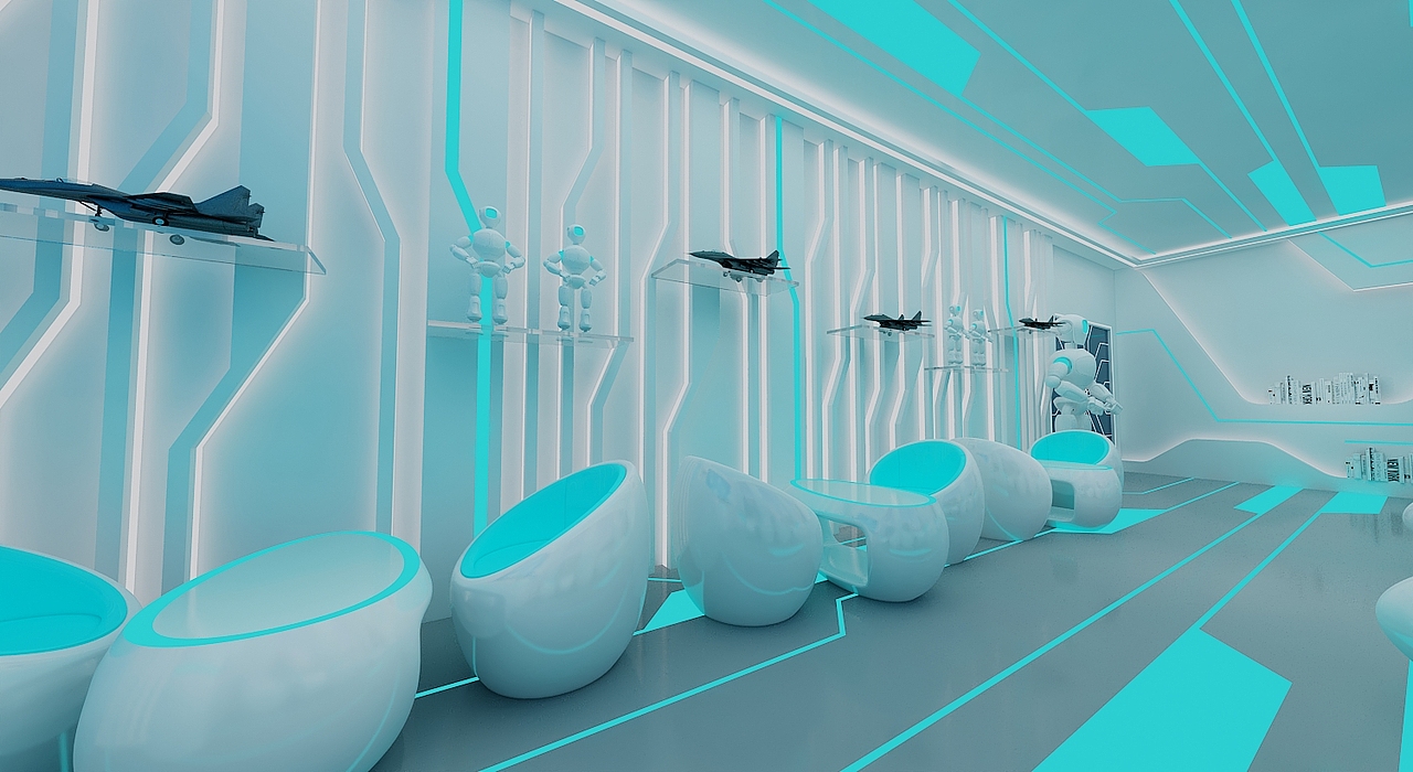 科技园二区休息室设计3D效果图