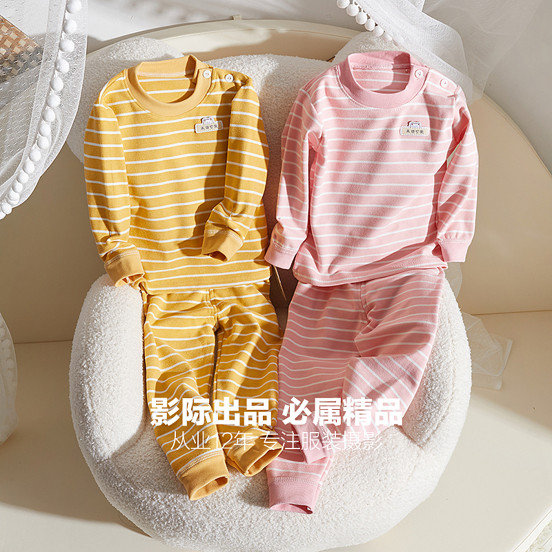 童装平铺场景拍摄组合图造型摆拍