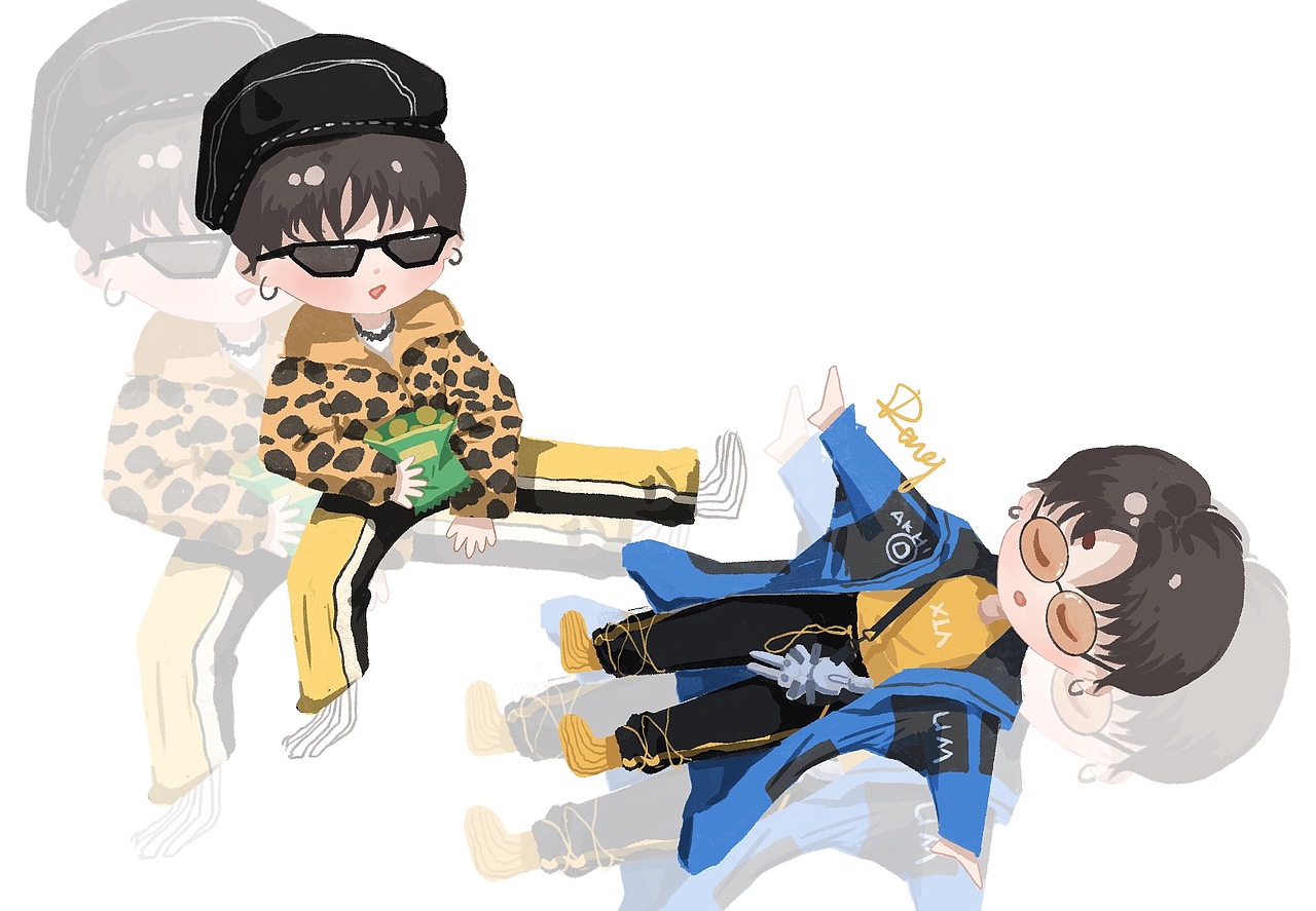 Aran的刘雨昕手绘人物创作系列1