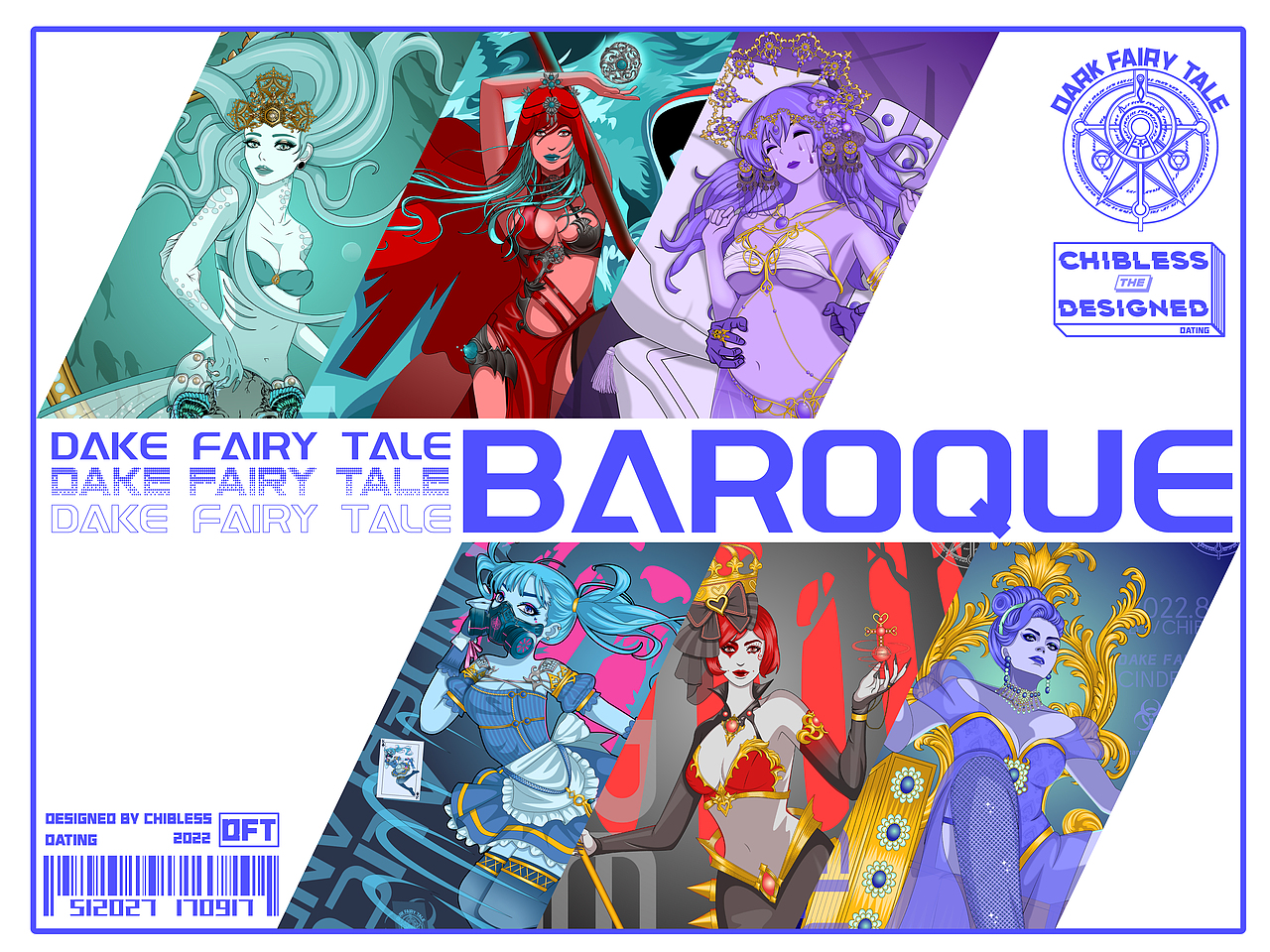 黑暗童话系列-潮流插画