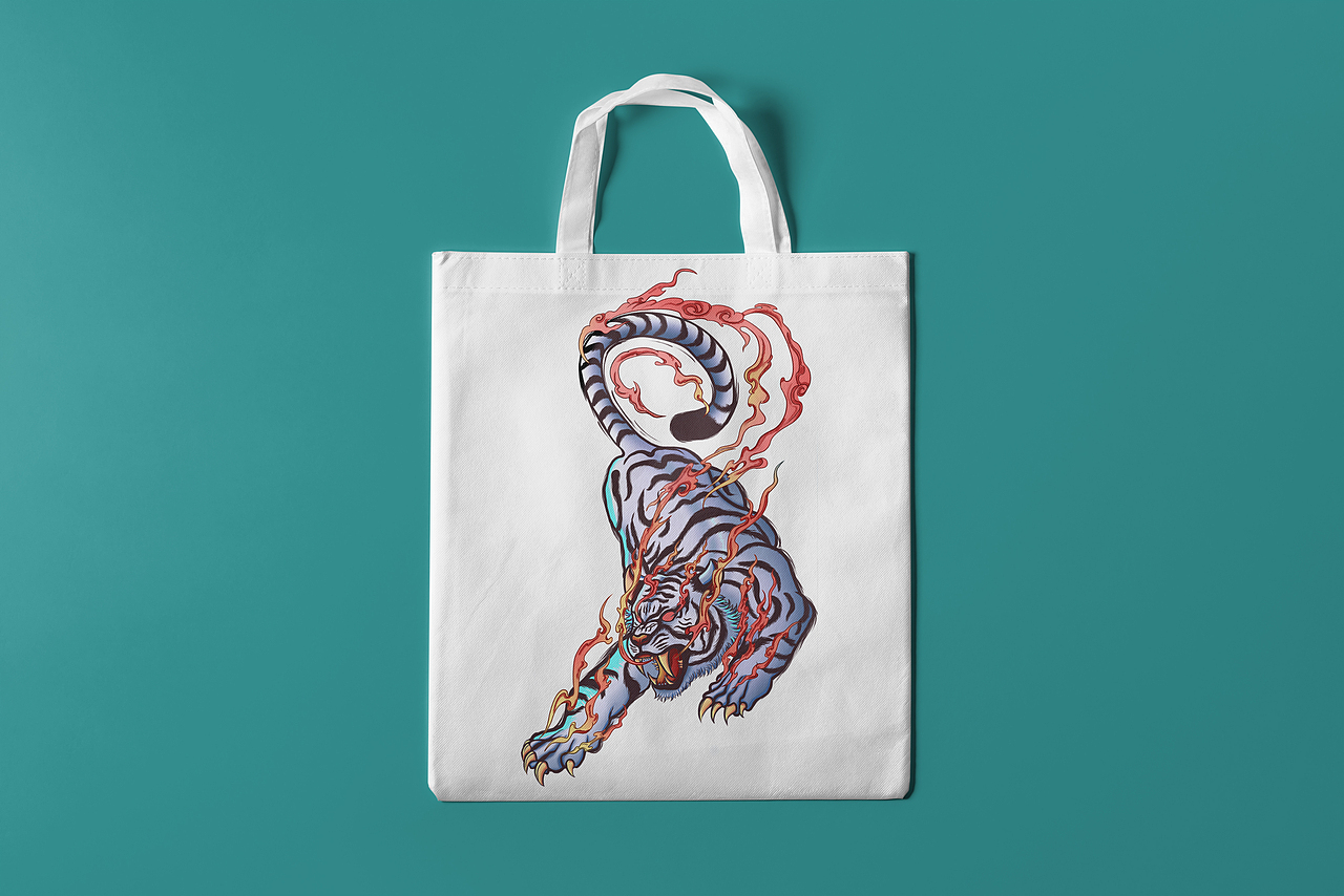 四象神兽手机壳文创插画合集