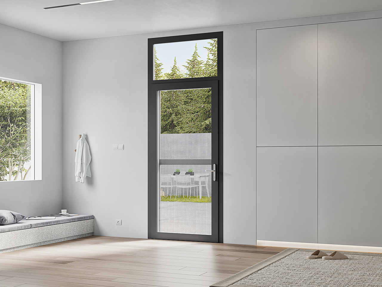 现代门窗效果图