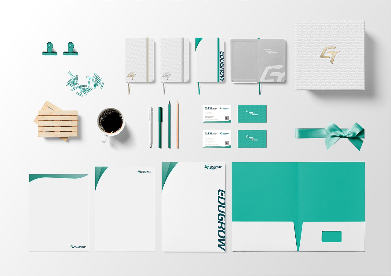 Edugrow Brand Design - 予果予实留学咨询品牌设计