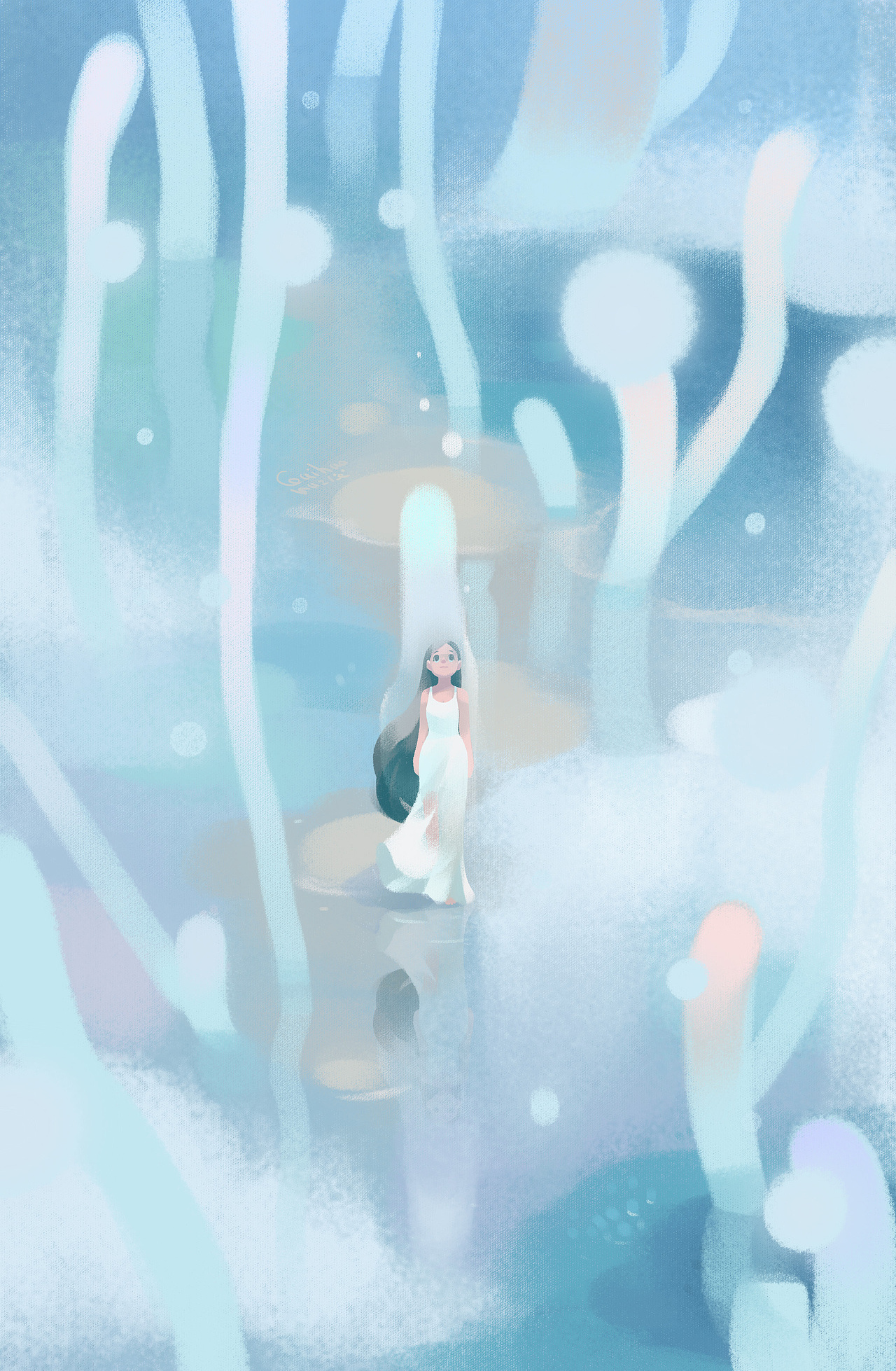 梦语6（图ZMzAyNDIyMDMy） - 艺术插画 - 站酷设计师鬼画胡子原创素材 - 站酷ZCOOL