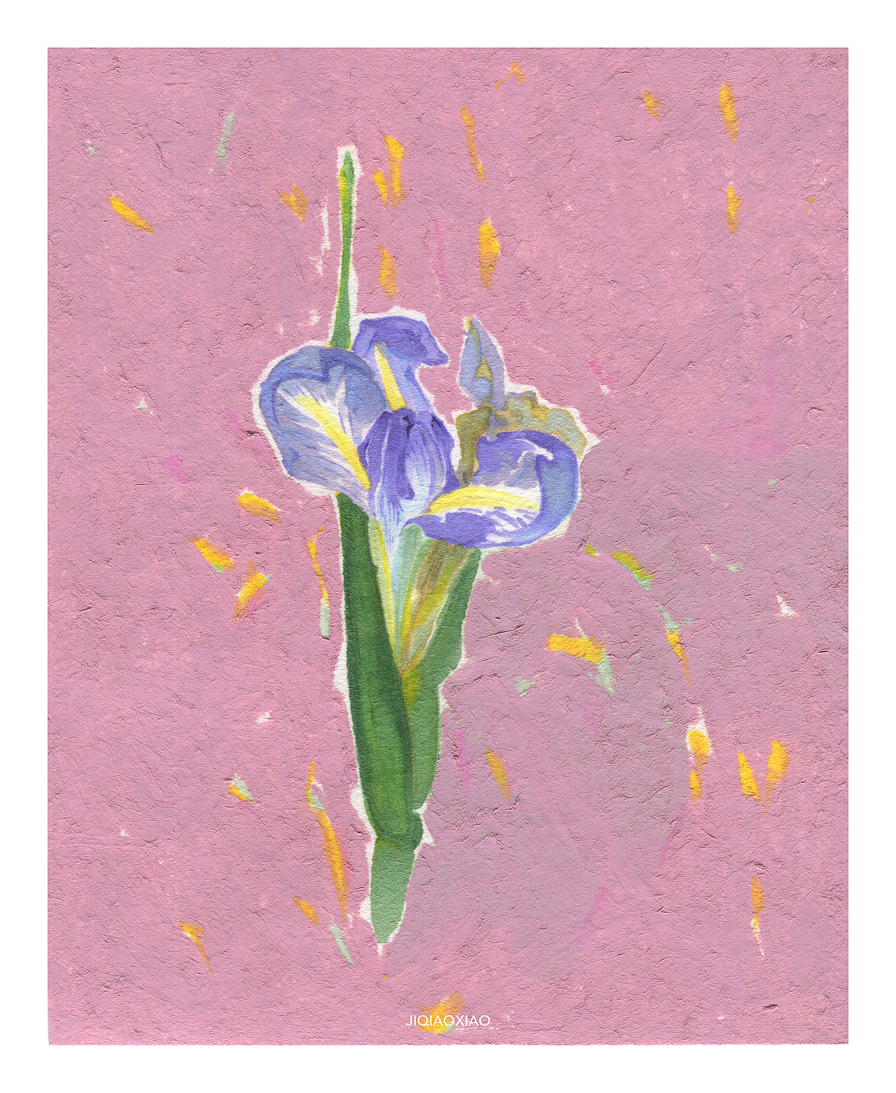 四月（图ZMjk5NTMxODk2） - 艺术插画 - 站酷设计师日尧日尧原创素材 - 站酷ZCOOL