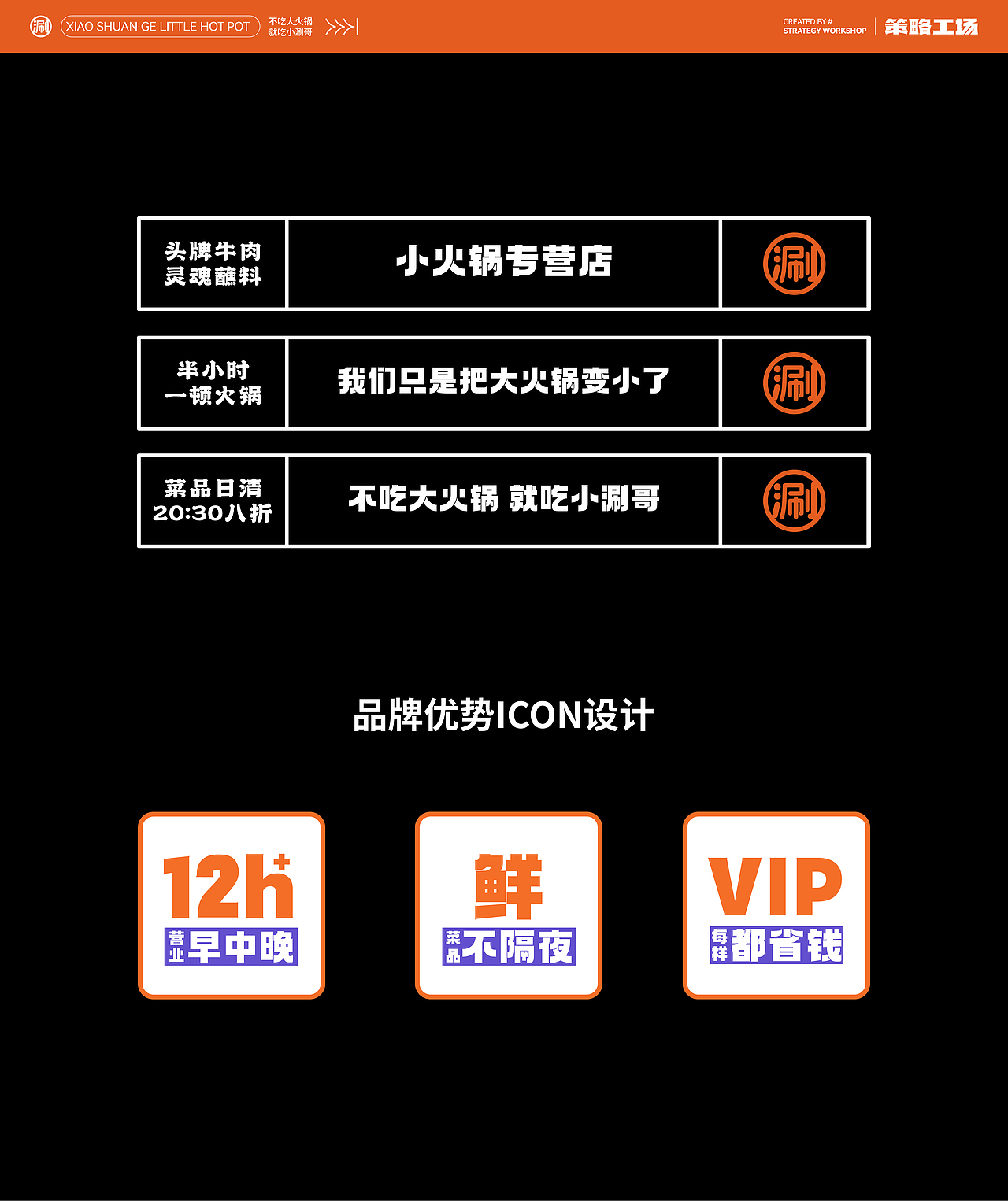 重庆一人食火锅——小涮哥新店型品牌设计