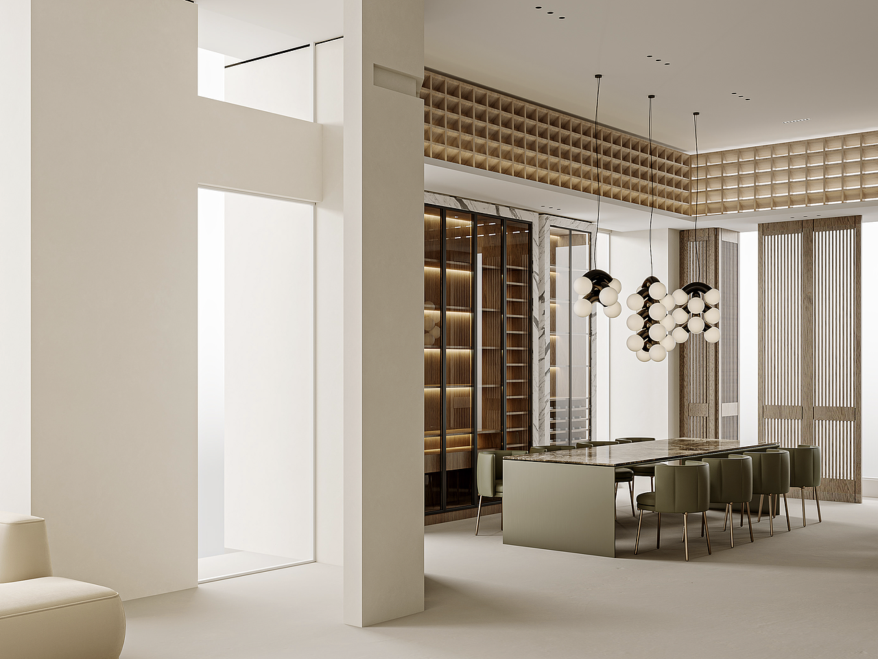 500㎡温柔干净的氛围感别墅（图ZMzU5MDU2MDA0） - 家装设计 - 站酷设计师舍作设计分享原创素材 - 站酷ZCOOL